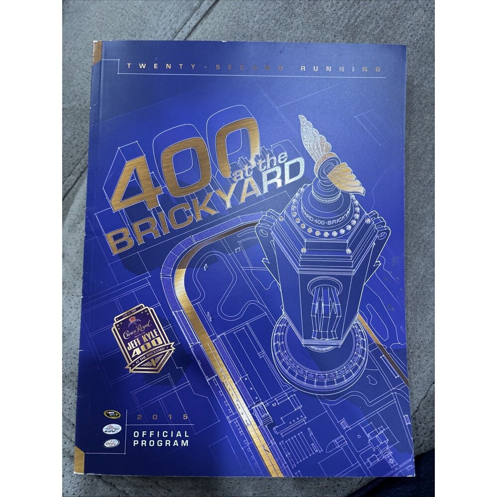 2015 Brickyard 400 NASCAR Official Race Program Racing Indianapolis Speedway